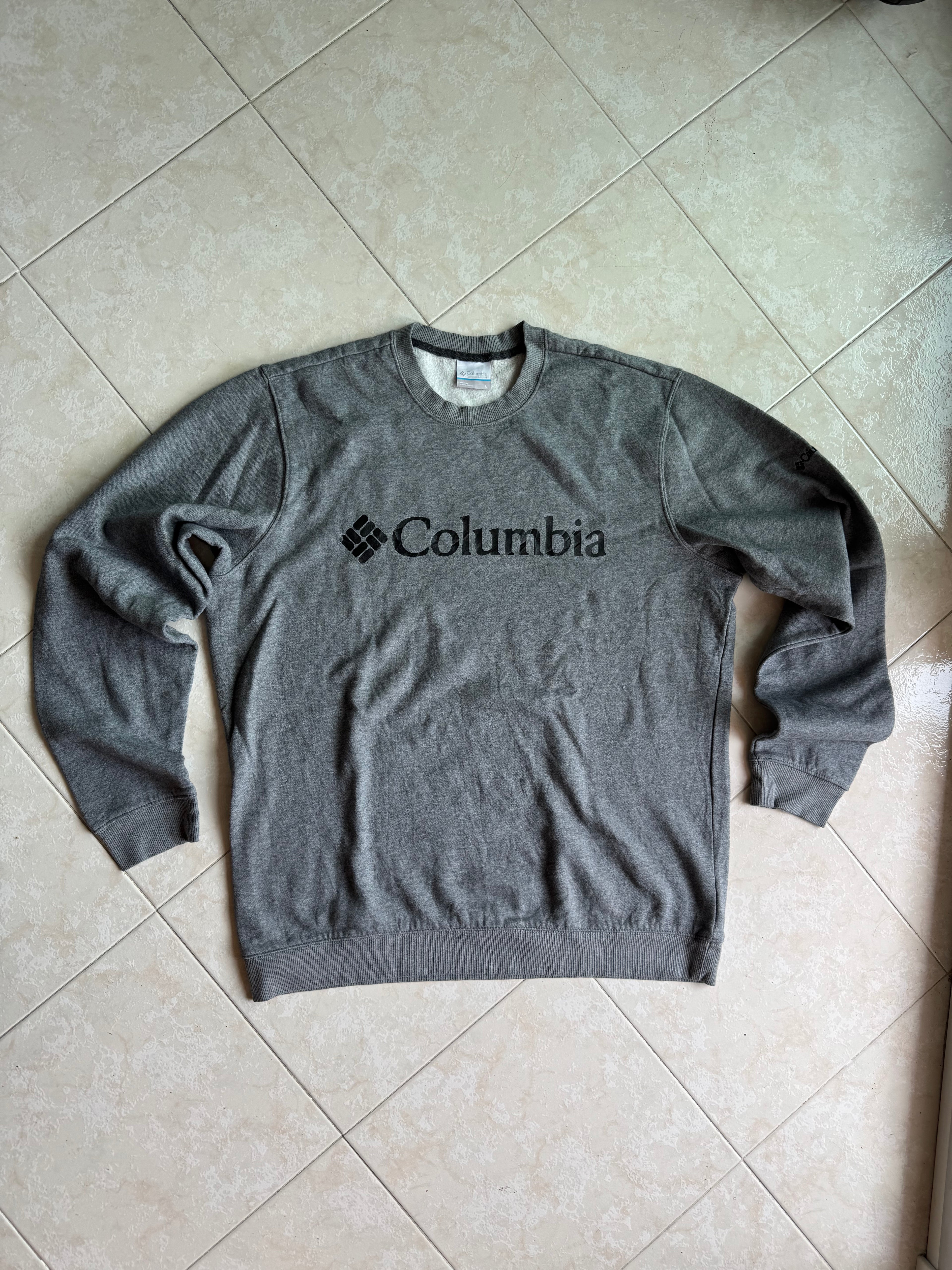 Felpa Girocollo Columbia Grigia