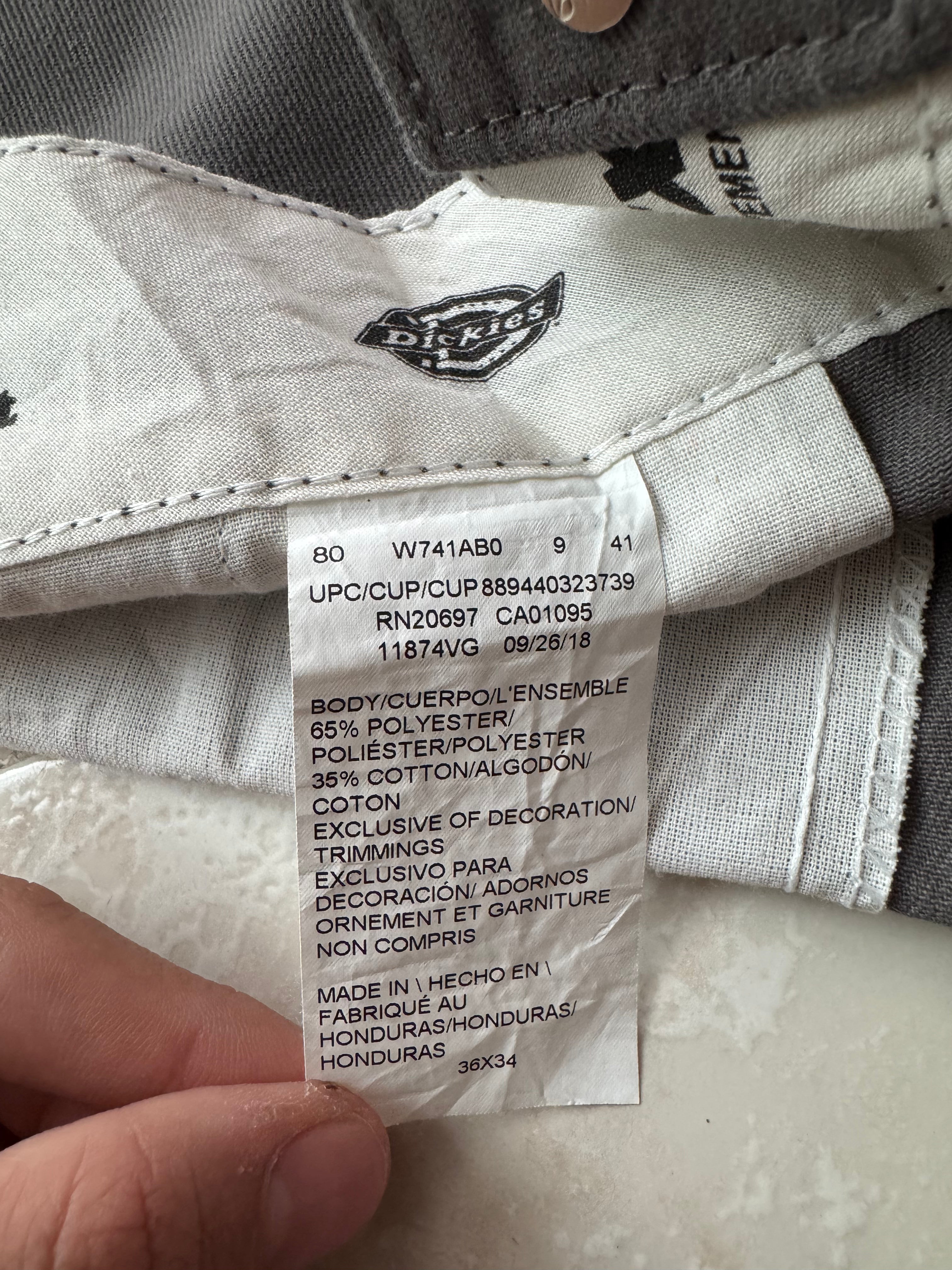 Pantalone Vintage grigio dickies 874