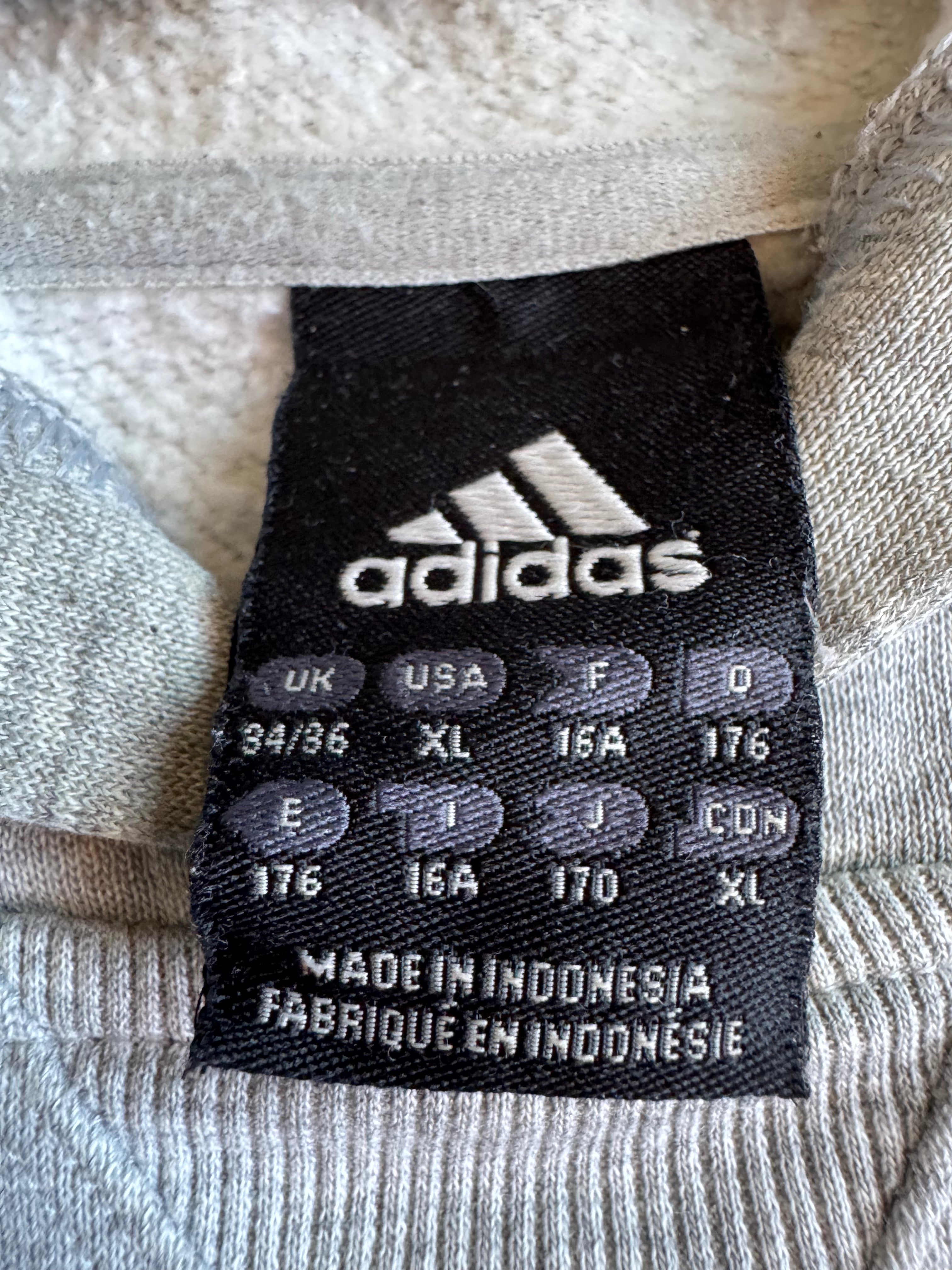 Felpa con Cappuccio Adidas Grigia