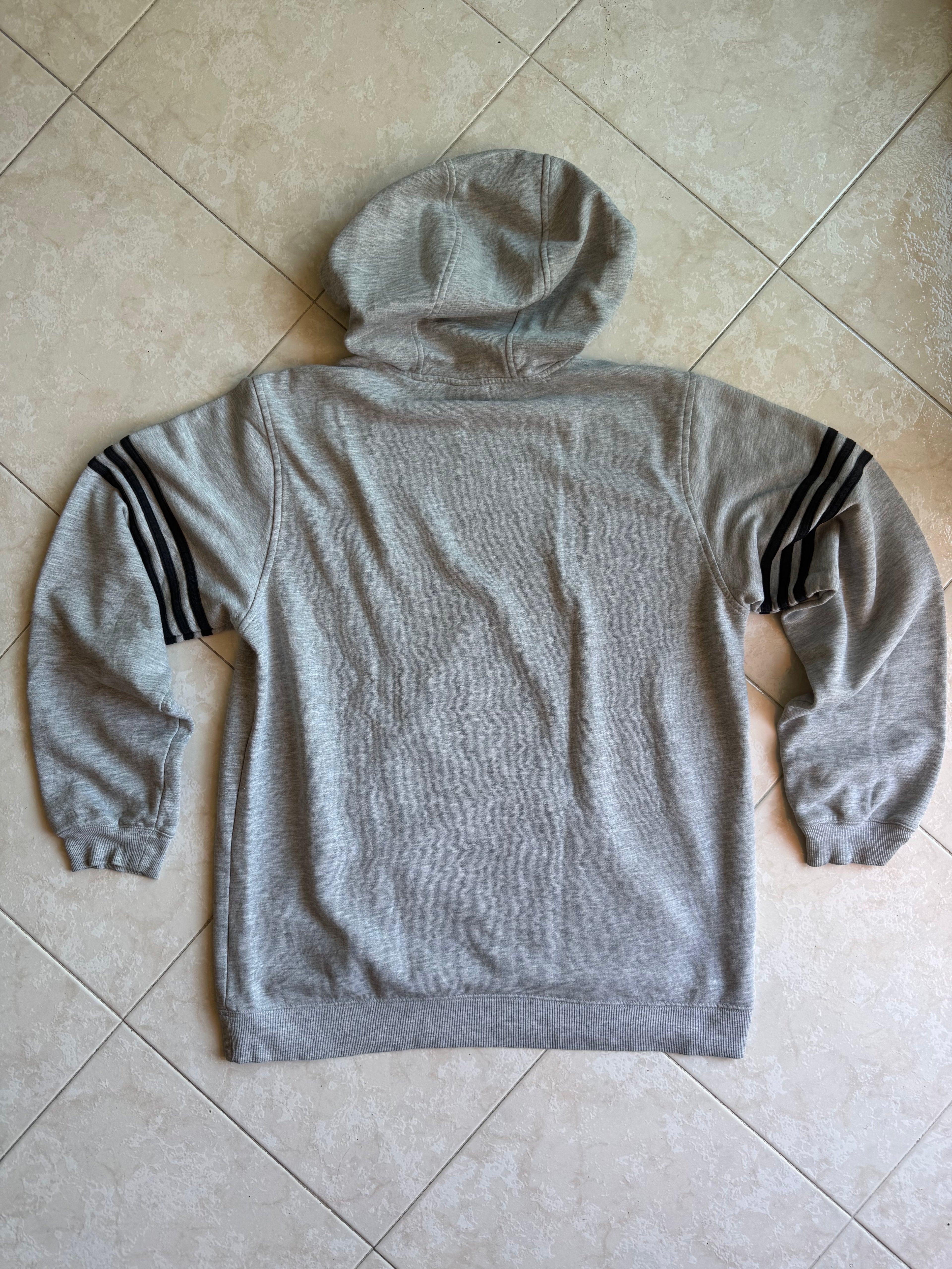 Felpa con Cappuccio Adidas Grigia