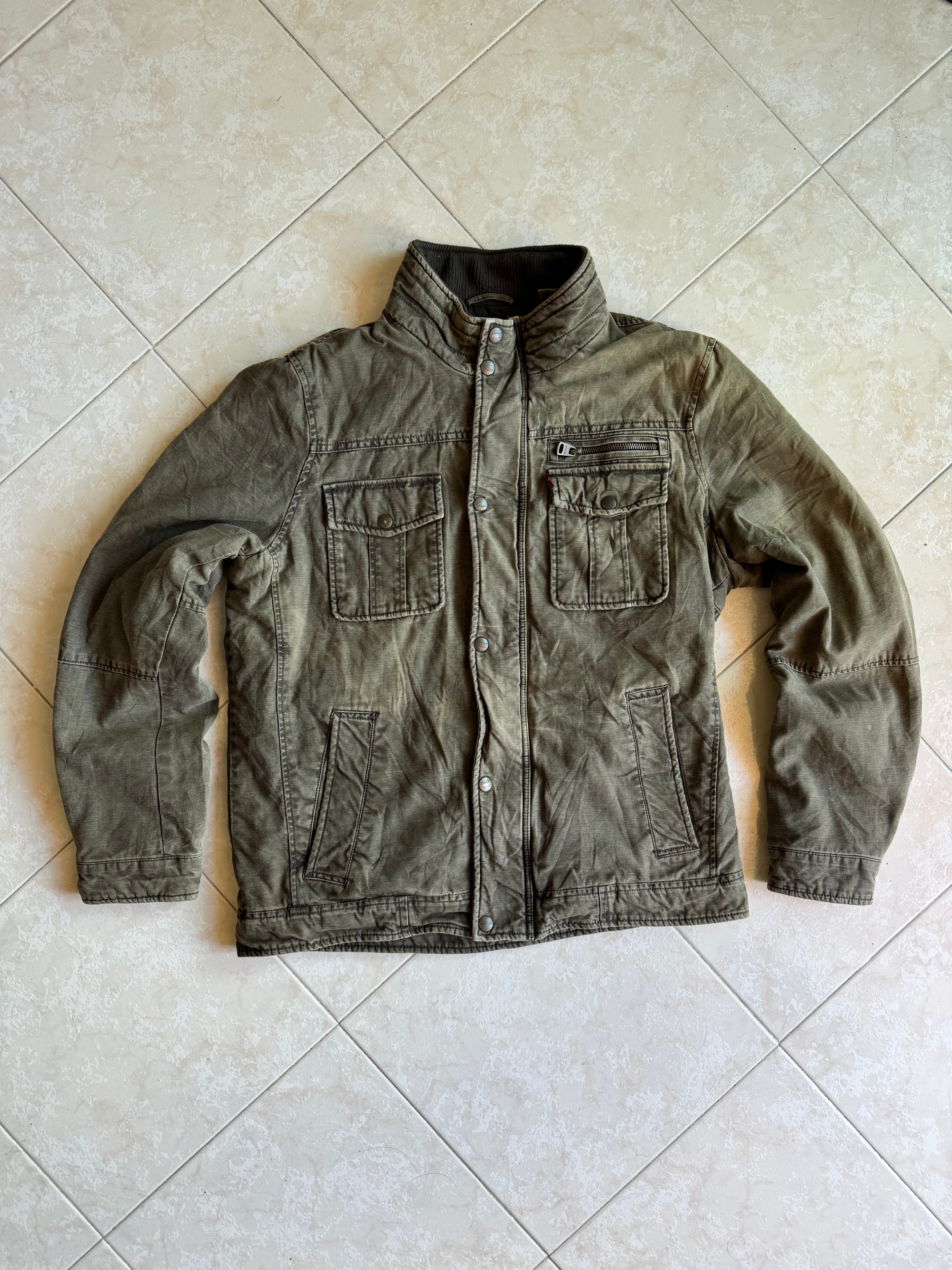 Giacca Levi's Utility/Militare con Fodera Trapuntata