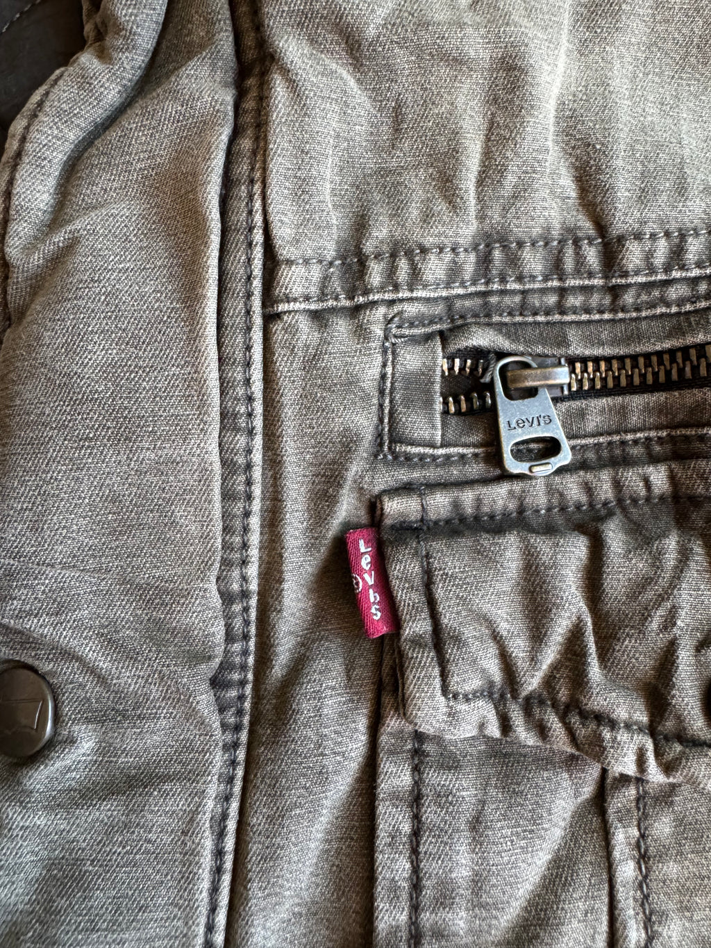 Giacca Levi's Utility/Militare con Fodera Trapuntata