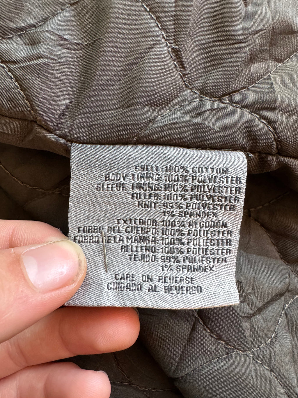 Giacca Levi's Utility/Militare con Fodera Trapuntata