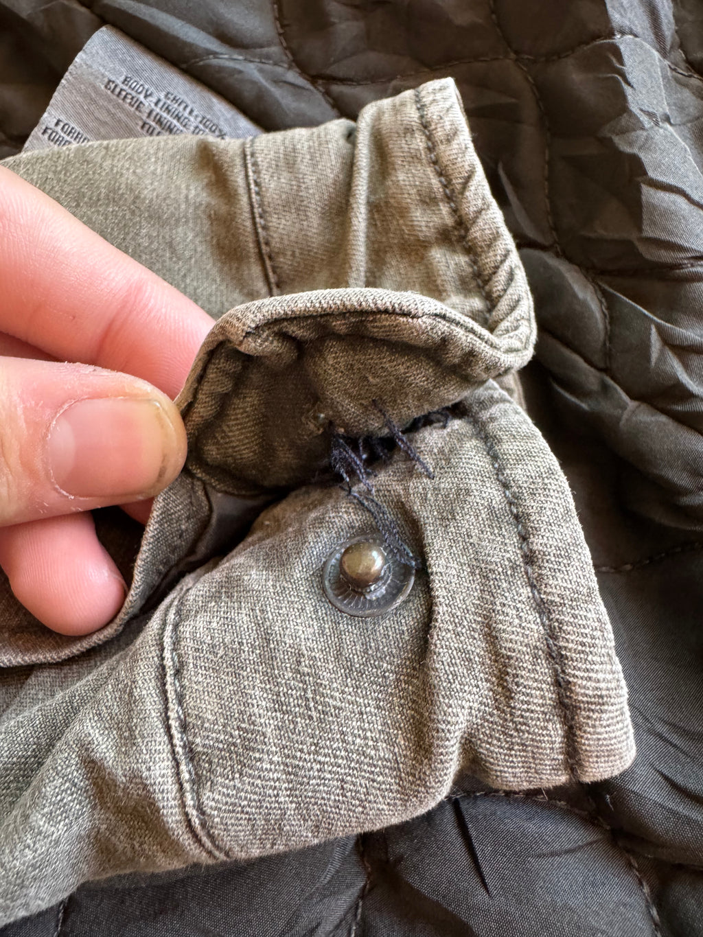 Giacca Levi's Utility/Militare con Fodera Trapuntata